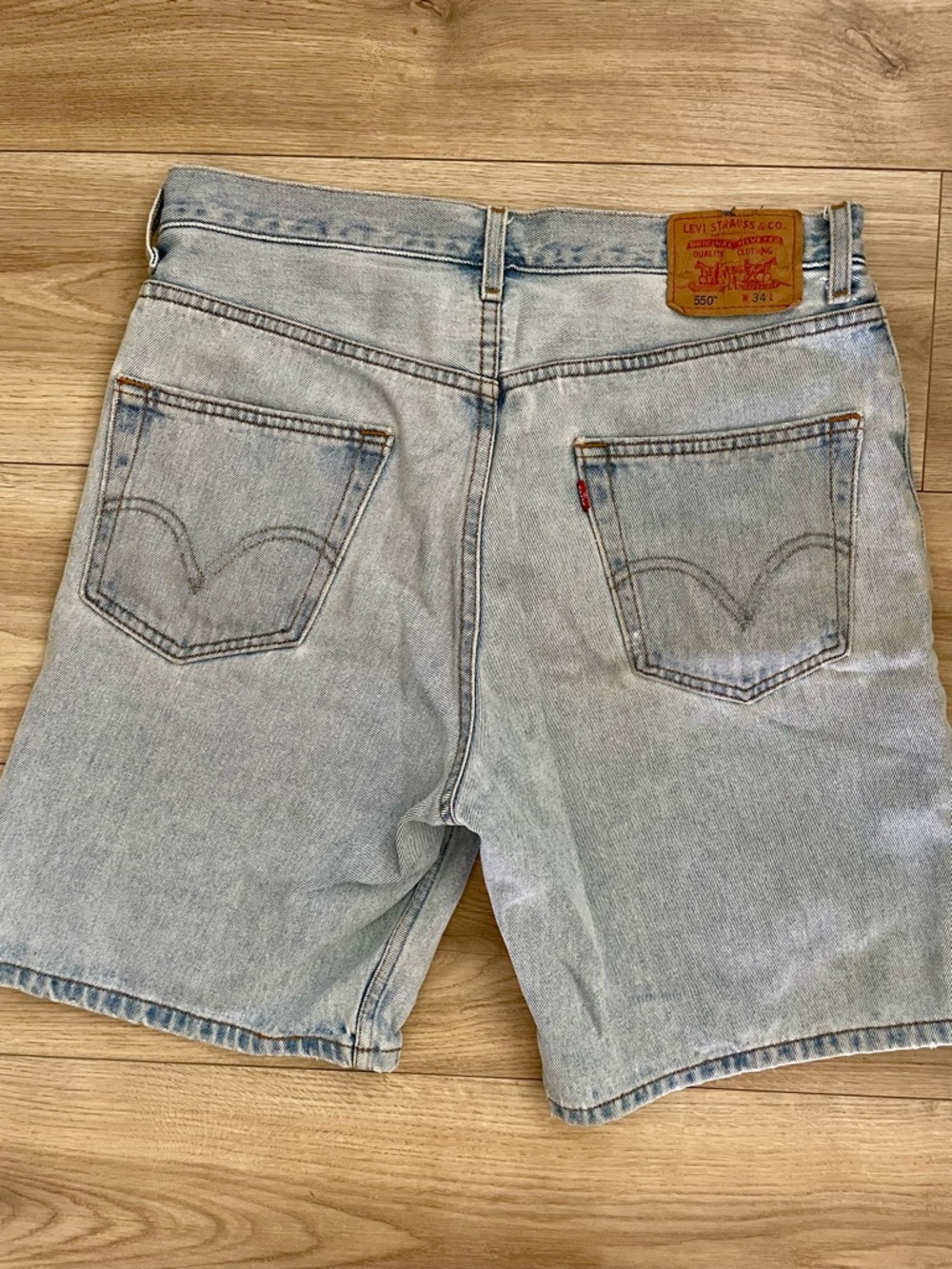 Levi's Light Wash Denim Shorts - Men